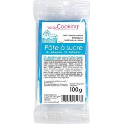 SCRAPCOOKING Pâte À Sucre Bleue 100g