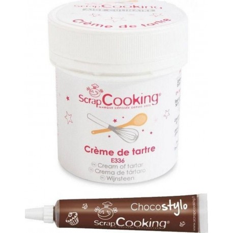SCRAPCOOKING Crème De Tartre + Stylo Chocolat