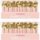 SCRAPCOOKING 30 Bougies D'anniversaire Étoiles Dorées