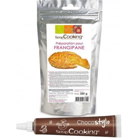 SCRAPCOOKING Préparation Pour Frangipane 280 G + Stylo Chocolat