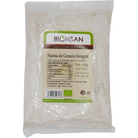 Bionsan Farine De Seigle Intégrale Eco 500g