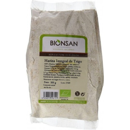 Bionsan Farine De Blé Entier Biologique 500g