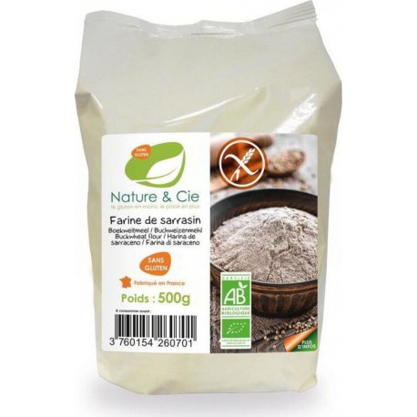 Nature Et Cie 231932 Farine De Céréales Farine De Sarrasin 500g