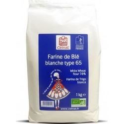 Celnat Farine De Blé Blanche T65 1Kg