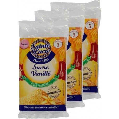 SAINTE LUCIE Sucre Vanillé 5 Sachets 7,5g Sainte Lucie