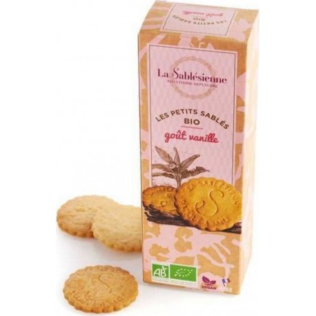 BISCUITERIE LA SABLESIENNE Sablés À La Vanille De Madagascar Bio Boîte De 110g