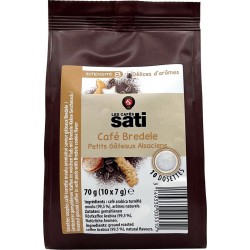 SATI Café Dosettes Intensité 8 Petits Gâteaux Alsaciens Compatible Senseo