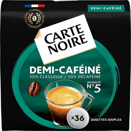 CARTE NOIRE Café Demi-Cafeiné en Dosette