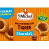 ST MICHEL Galette Moelleuse Tigrée Chocolat Format Familial x12 360g