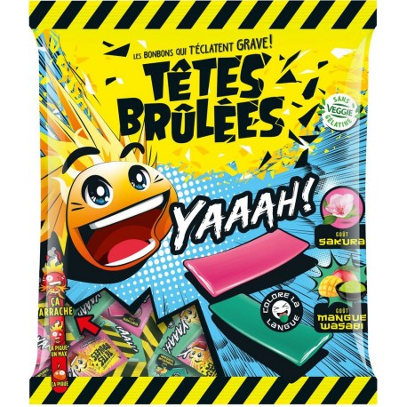 TETES BRULEES Bonbons Acides Yaaah!