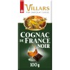 VILLARS Tablette de Chocolat noir Cognac boisé de France