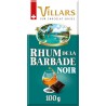 VILLARS Tablette de Chocolat Noir Rhum Ambré de la Barbade