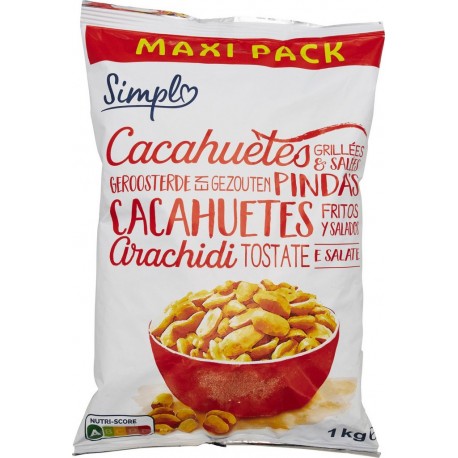 SIMPL Cacahuètes Grillés et Salées