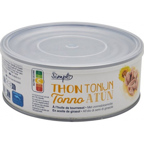 SIMPL Thon à l'huile de tournesol