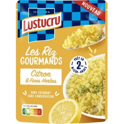 LUSTUCRU Riz au Citron et Fines Herbes