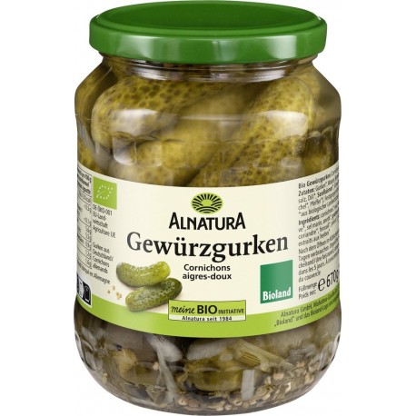 ALNATURA Cornichons Bio Aigres-Doux