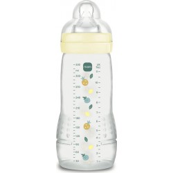 MAM Biberon Easy Active Dès 6 Mois 330mL Débit X