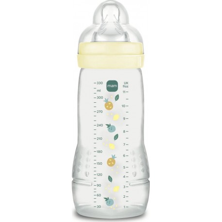 MAM Biberon Easy Active Dès 6 Mois 330mL Débit X