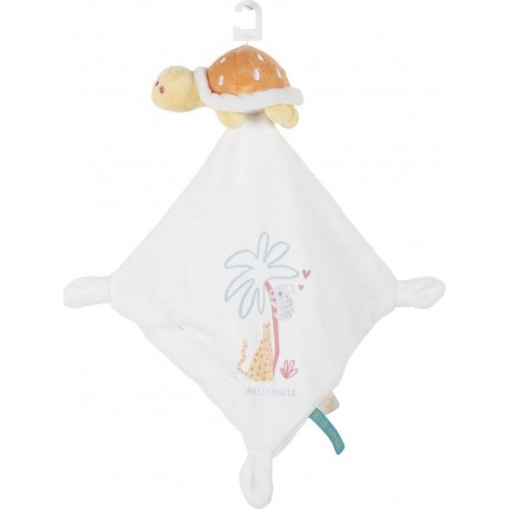 TEX BABY Doudou bébé corail