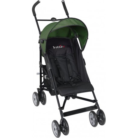 TROTTINE Pousette Compact Noir et Vert