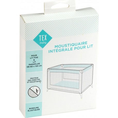 TEX BABY Moustiquaire pour lit de 60x120cm