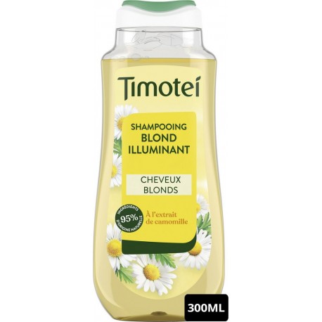 TIMOTEI Shampoing Illuminant pour Cheveux blonds Camomille