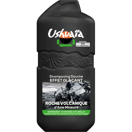 USHUAIA Gel douche Effet Glaçant Roche Volcanique