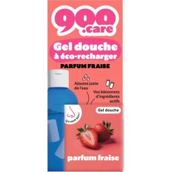 900.CARE Gel douche Enfants à éco-recharger Fraise