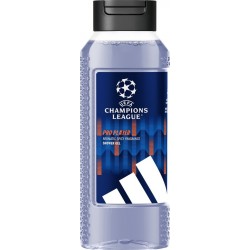ADIDAS Gel douche Homme Corps Aromatic Spicy Pro Player Edition UEFA Champions League Clean Vegan Glycero Hyaluronique Peaux Sen