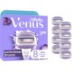 GILLETTE VENUS Lames de Rasoir Pour Femme 3 Lames ComfortGlide Breeze Parfum Freesia Barres De Gel Intégré