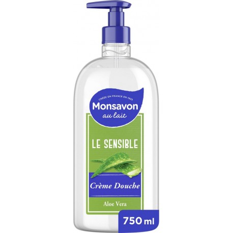 MONSAVON Crème douche Aloe Vera le Sensible