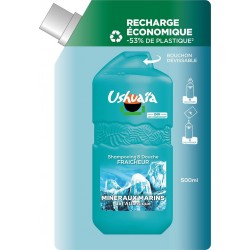 USHUAIA Gel Douche Fraîcheur Minéraux Marins de l'Atlantique