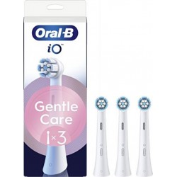BRAUN Brossettes dentaires Oral-B Série iO Gentle Care x3 blanc
