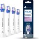 PHILIPS Pack 4 brossettes dentaires Sonicare HX6054/10 blanc
