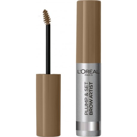 L'OREAL PARIS Mascara À Sourcils Volumateur Teinté Longue Tenue Teinte Blonde (101) Plump & Set Brow Artist