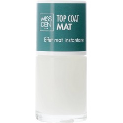 MISS DEN Vernis Top Coat Mat Effet Instantané