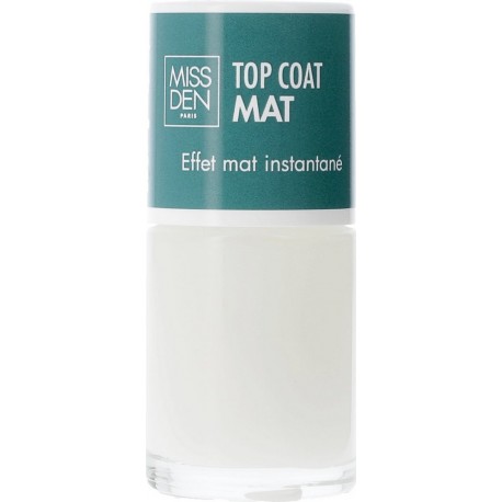 MISS DEN Vernis Top Coat Mat Effet Instantané