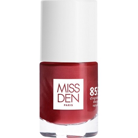 MISS DEN Vernis à ongles Couleur Absolue Rubis (149) 85% ingrédients d'origine naturelle Vegan
