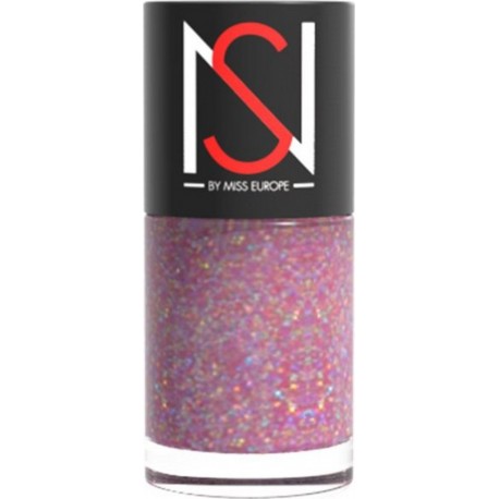 NS vernis à ongles Pailleté Teinte Or Rose (6) By Miss Europe