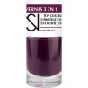 NS vernis 3 en 1 Protège les ongles Fortifie les ongles Teinte Prune (09)