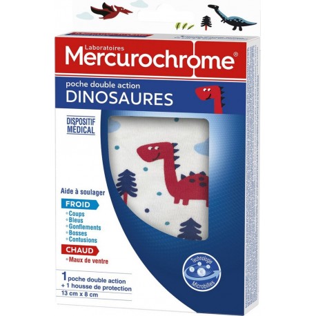 MERCUROCHROME Poche Double actions Dinosaures
