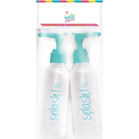 BEAUTY IN THE AIR Flacons Pompe à Remplir Contenance 100ml