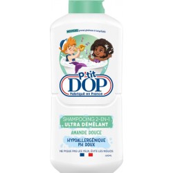 P'TIT DOP Shampoing 2en1 Ultra Démêlant pour Enfant Amande douce