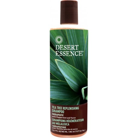 Desert Essence Tea Tree Replenishing Shampoo 382 Ml Shampoing Unisexe