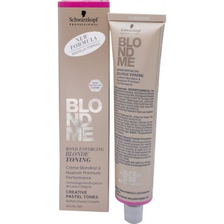 ASDISCOUNT Crème Blondeur À Nuancer Blondme Blonde Toning 60ml Teinte Bleu Métallique Fumé