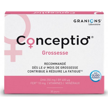 GRANIONS Conceptio Grossesse 30 Capsules + 30 Gélules