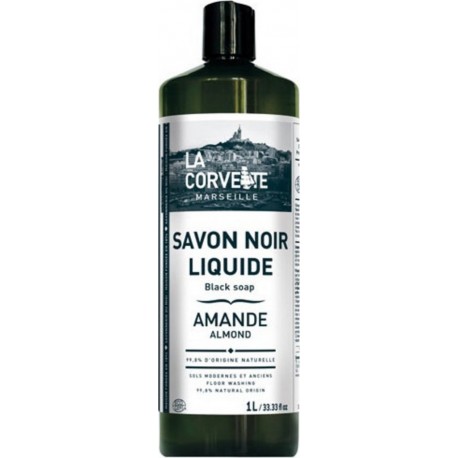 LA CORVETTE Savon Noir Liquide Amande 1l La Corvette 270900-01