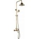 Rousseau Colonne De Douche Avec Robinet Mitigeur Mécanique Byron Vieux Bronze