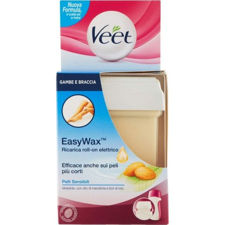 Veet Recharge Easy Wax Jambes Et Bras Roll-on Peaux Sensibles 50ml