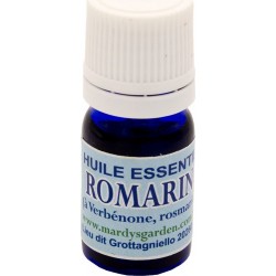 mardys_garden Huile Essentielle Romarin à Verbénone BIO 5ml, origine Corse, 100% Pure et Naturelle